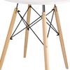 Modern Scandinavian White Round Table For Living Room Dining Room Kitchen