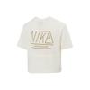 New Nike Women'ss Straight Fit Training T-Shirt White FQ7009-110