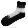 Mädchen Lolita Barock weiche Spitze transparente Kristallstrümpfe Glasstrümpfe kurze Socken Florsocken