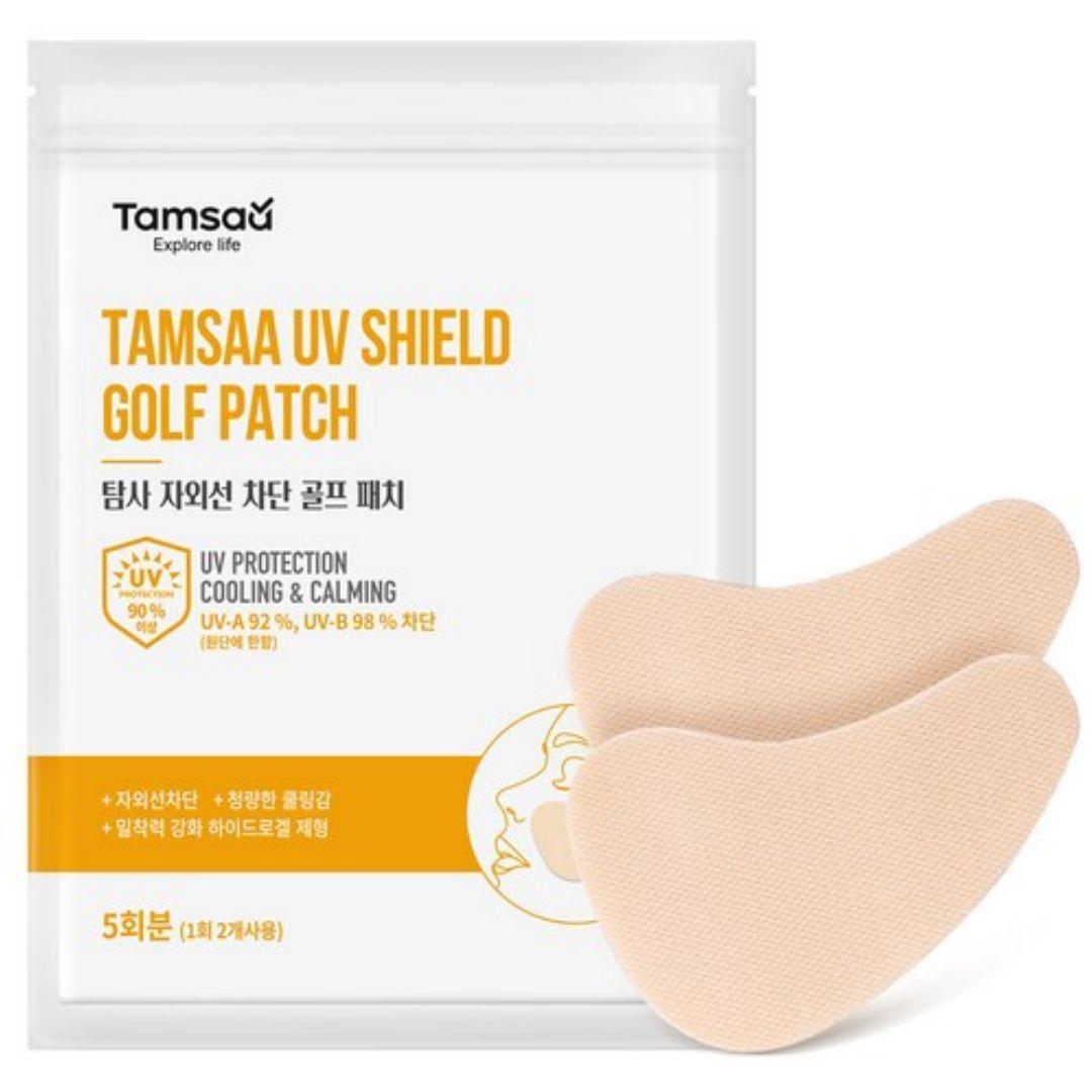 Tamsaa UV Protection Golf Patch Sun Shield Face Patch 10 Patches (5 Uses) 25g 1 Pack (10 Patches / 5 Uses)