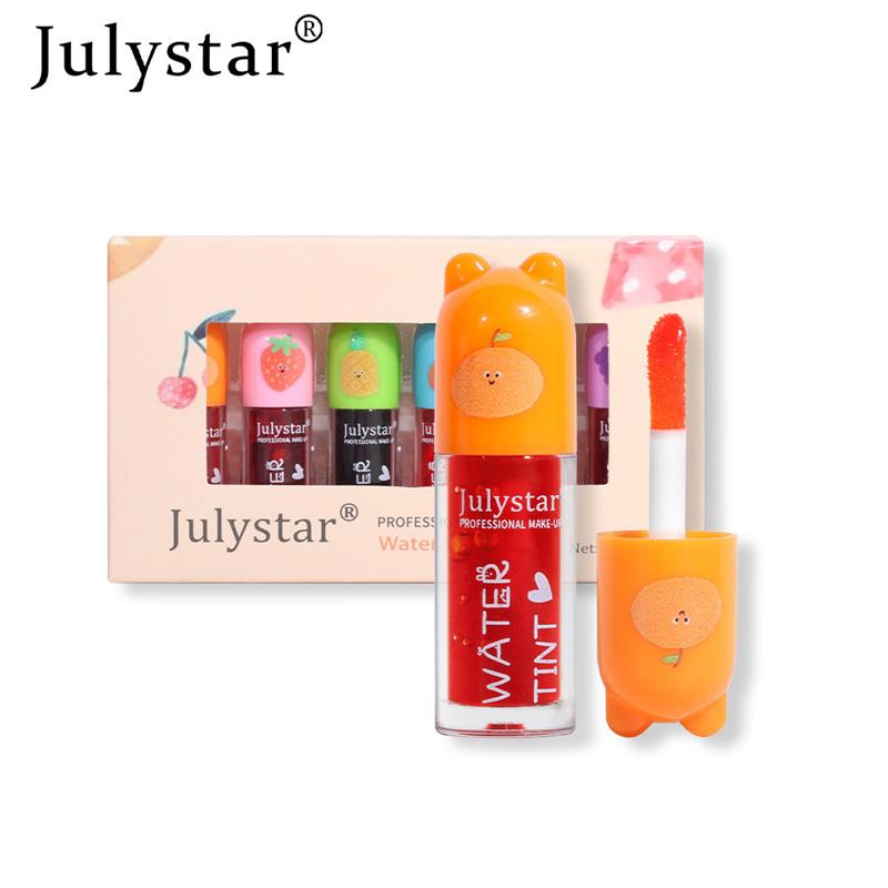 Glossy Mirror Lip Glaze Set Lip Dye Not Easy To Fade Non-stick Cup Moisturizing Lipstick Water