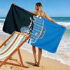 Orlando Magic Logo Print Beach Towel, Large Soft Quick Dry Towel for Beach Camping Swimming