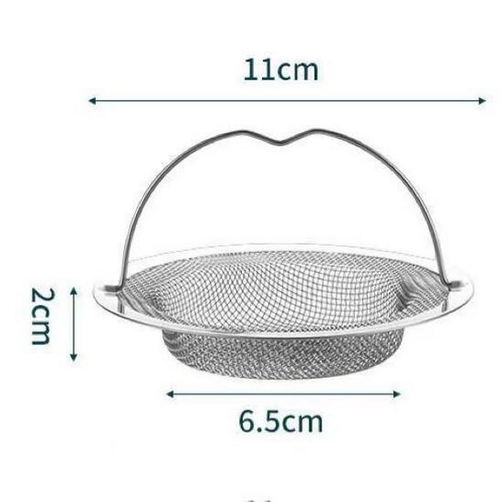 Stainless Steel Universal Sink Strainer: Aquarium Filter, Vegetable Washer, and Drain Basket.