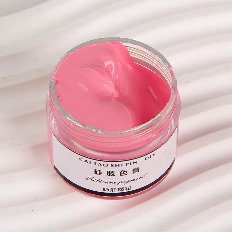 30g Silicone Color Paste Shiny Oily Macaron Paint Manual Diy Pinching AB Silicone Coloring