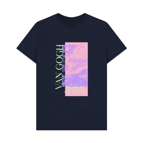 Apoh Unisex Adult Starry Night Scribble Vincent Van Gogh T-Shirt