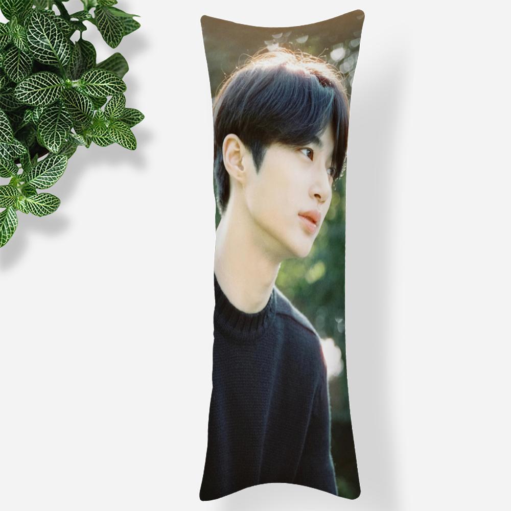 Byeon Woo seok Kussensloop Bedrukt Satijnen Stof Kussenhoes Rechthoekig Rits Kawaii Body Cover Dropshipping WJY8.2 35x45cm