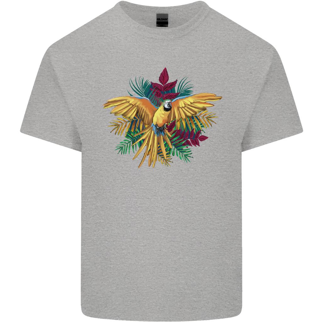 Maacaw Parrot In the Jungle Unisexs Light Cotton TShirt