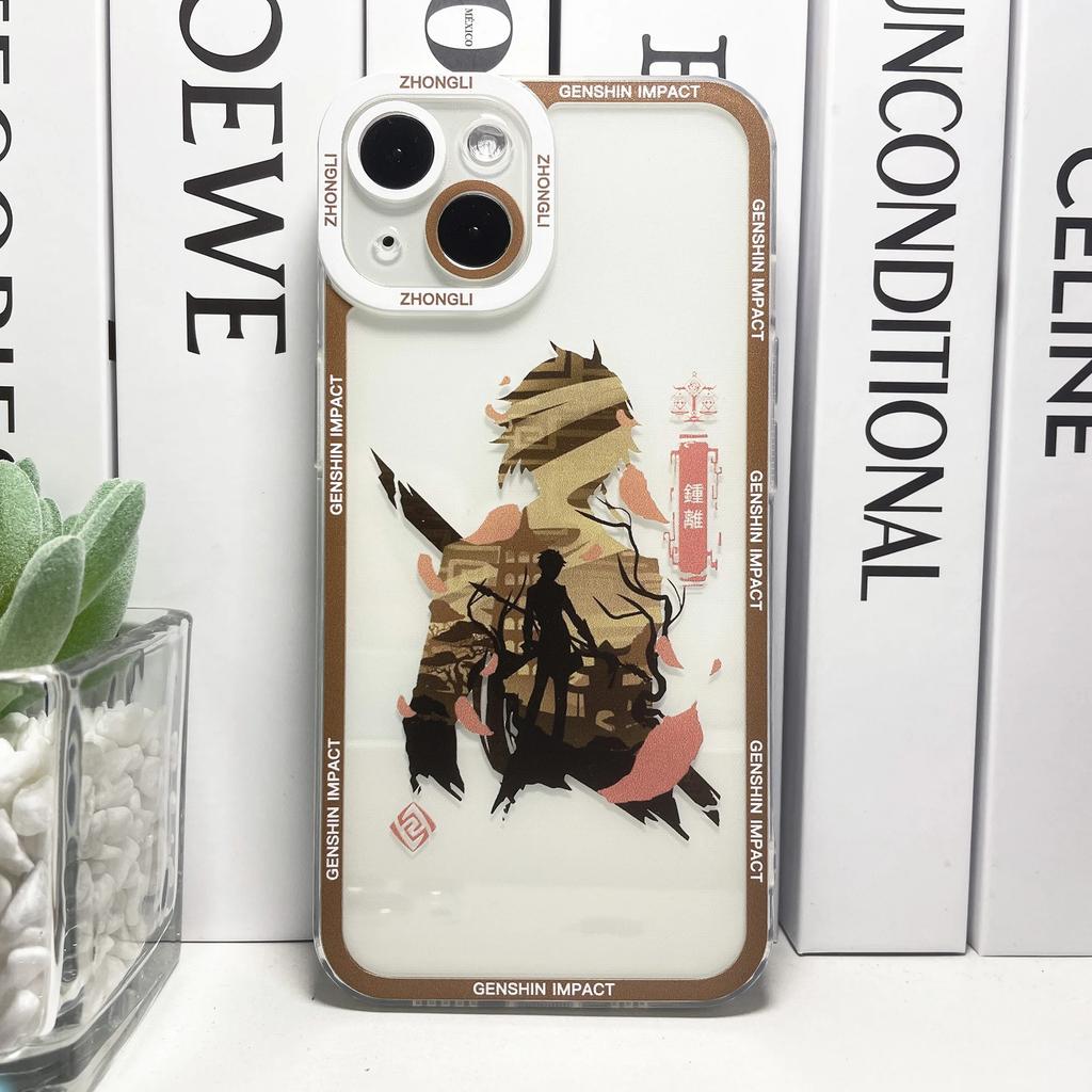 Genshin Impact Phone Case For iPhone 16 15 14 13 12 11 Pro Max Mini XS X XR SE 7 8 Plus HuTao Zhongli Raiden Shogun Xiao Funda