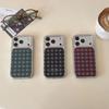 Custodia per Telefono a Quadri Fashion Retrò per iPhone 17 16 15 14 13 12 11 Air Pro Max X XR XSMAX Plus Lusso Trasparente Morbida Copertura Posteriore