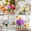 Silk Petals Dahlia Artificial Flower Multicolor Decorative Flower Simulation Flower  Home Decor