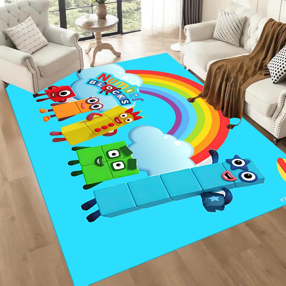 Numberblocks Carpet Perfect For Decorate Room Living Rooms Balcony Study Room Antislip Carpet Office Home Decor Birthdaychristmas Gift