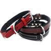 Double-layered Ultra Soft Neoprene Padded Dog Collar Heavy Duty Dog Leather Collar with Durable Metal Buckle Pet Training Collar