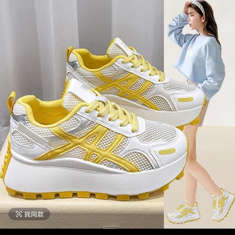 Premium thick-soled muffin little white shoes women's heightening board shoes new summer casual sports shoes