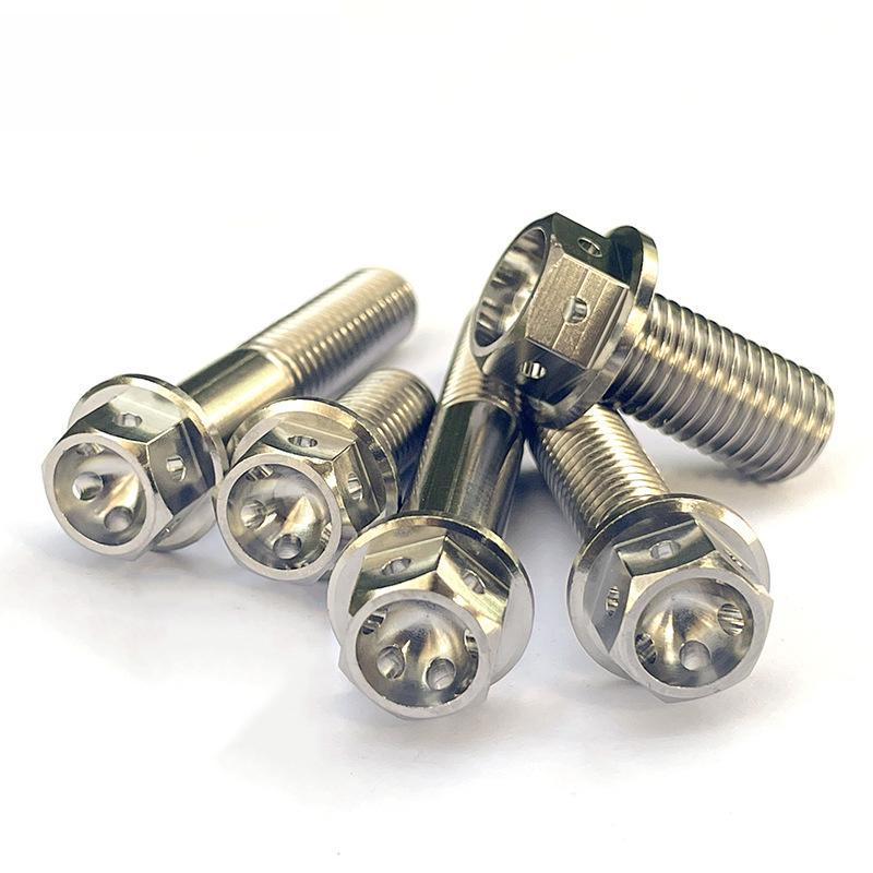 Titanium Bolt M6 M8 Hexagon Screws for Bike MTB Bike & Bicycle Motorcycle Car Boat Accessory Parts