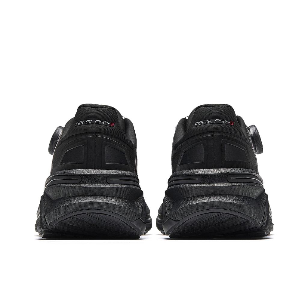 Anta Glory 3 Nitrogen Technology Sports Running Shoes Men Sneakers Basic-Black Castle-Gray 112545538A-1