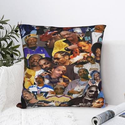 Snoop Dogg Pillowcases Merch Soft Cushion Cover  Throw Pillow Cover Car Decor Zippered Multi Size