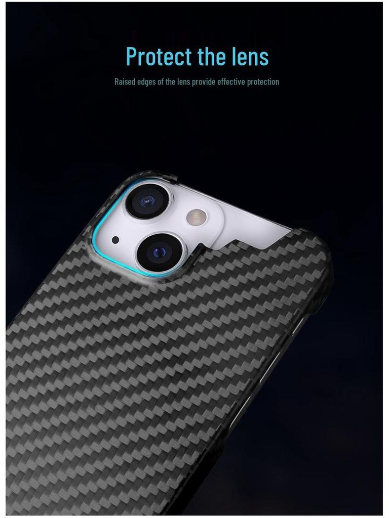 Real Carbon Fiber iPhone 14 Case by T-carbon