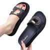 New slippers women wear ring Muse home fashion word thick-soled slippers women