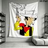 Lucky Luke Soul Wall Tapestry Aesthetic Wall Hanging Printed Fabric Blanket Decorative Tapestries for Bedroom Living Room Home Decor