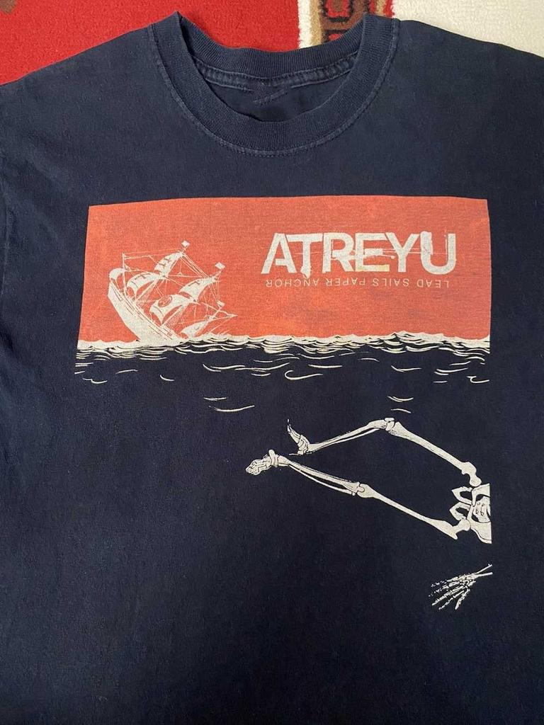 Atreyu Band Black T-Shirt Cotton Unisex S-234XL Short Sleeve BT1665