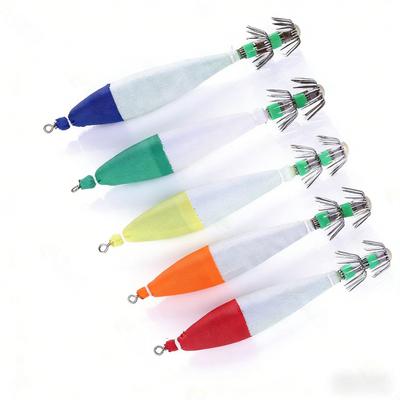 Tiefsee-Köder Tintenfisch Kunstköder 10,5 cm 6G Leuchtender Haken 5 Personalisierter Bionischer Angelköder für die Meeresfischerei