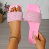 Sandalias sin cordones de punta cuadrada - Zapatos planos casuales de nuevo estilo para mujer