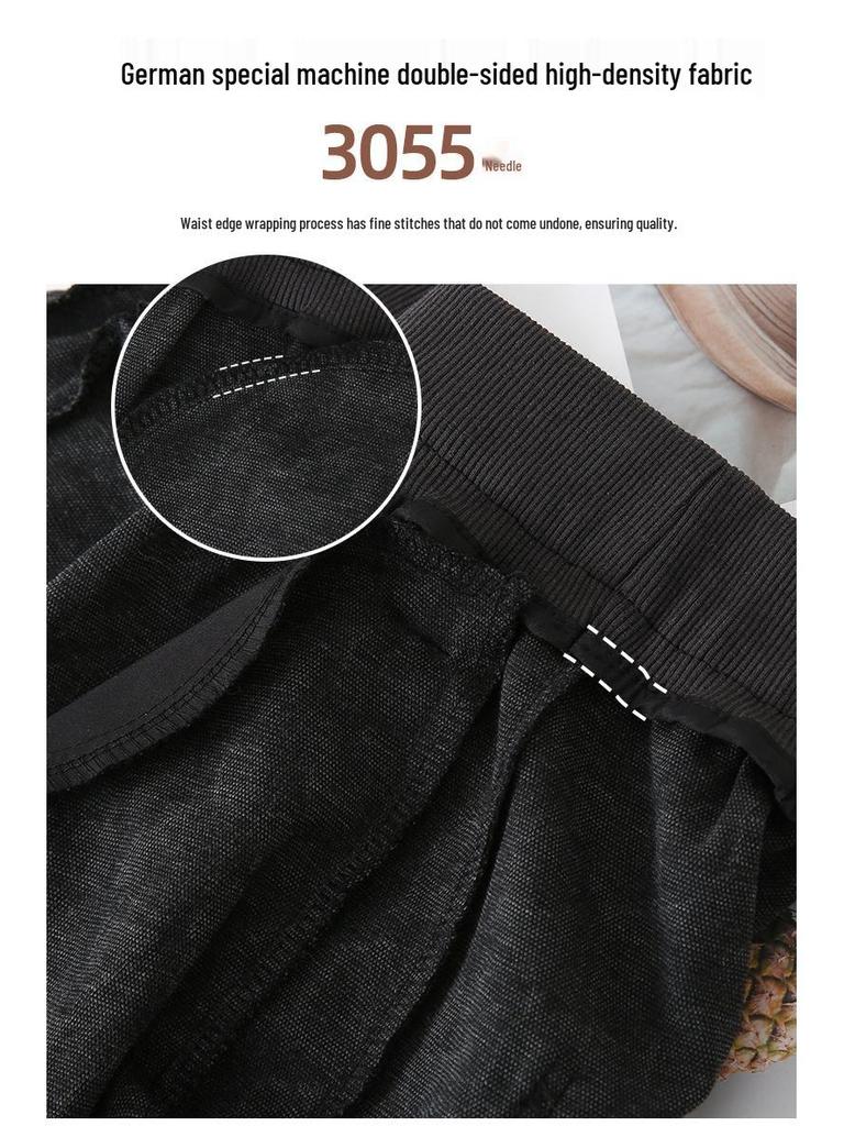 2026 Neuer Stil Damen Leopardenmuster Weite Beine Hoher Bund Lässige Hose