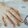 Simple And Fashionable Pattern Niche Ring, The Same Ring Women'S Handmade Tail Ring Index Finger Ring