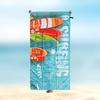 Seaside Beach Towel Quick-Drying Bath Towel Double-Sided Fleece Printed Portable Sports Swimming Bath Towel Beach Towel