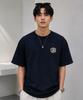 Seuteijial Signature Serve Short Sleeve T-Shirt [Navy]