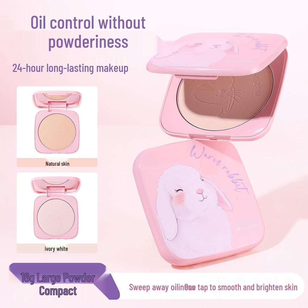 Hua Tang Touch-up Setting Powder: Dual Use, Long-Lasting, Silky Soft Focus for Makeup.