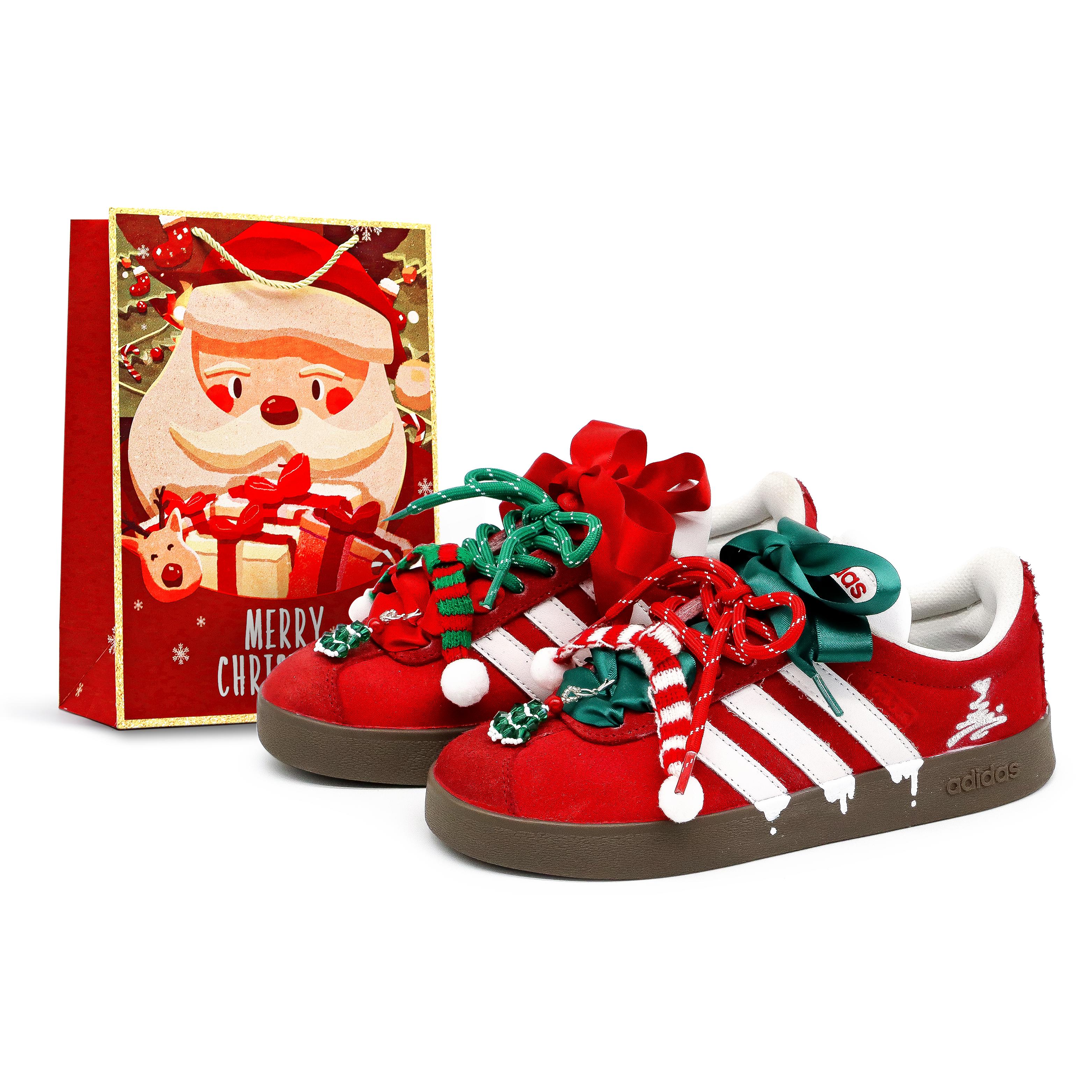 

Adidas VL COURT 2.0 Skateboard Shoes Unisex Low Top Red HQ1802(Team52-S-BOX) 38