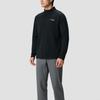 Men's Saucony 1898 T-Shirts Men's Jet Black Stand Collar Moderate