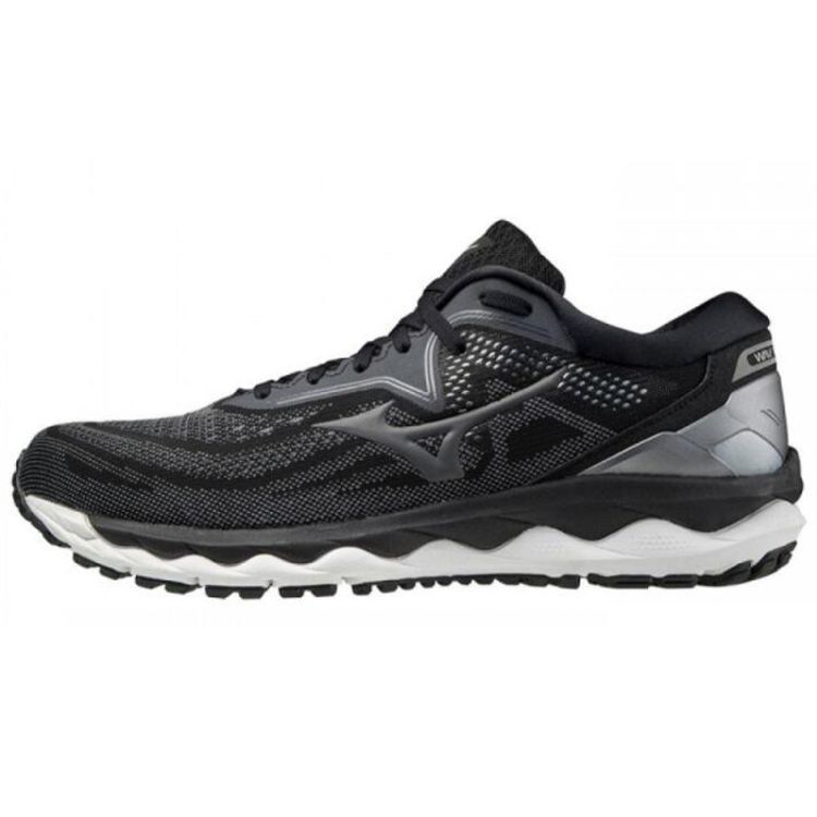 Mizuno Wave Sky 4 Fabric Synthetic Leather Sports Lace-Up Non-Slip Wear-Resistant Breathable Low-Top Casual Shoes Men sneaker Black J1GC200237