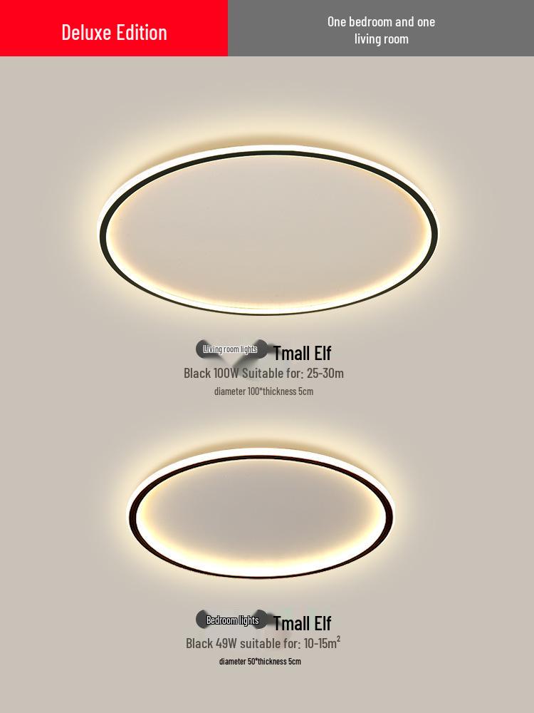 2025 Modern LED Ceiling Light with Remote Control - Minimalist Style for Master Bedroom & Living Room