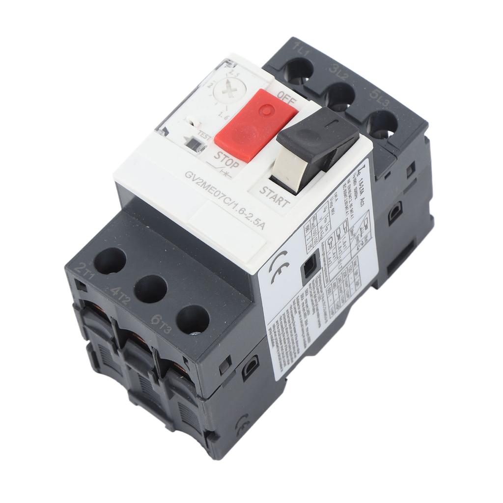 Motor Circuit Breaker Overload Short Circuit Protection Motor Starter Protection Switch AC690V GV2 ME07C 1.6 2.5A