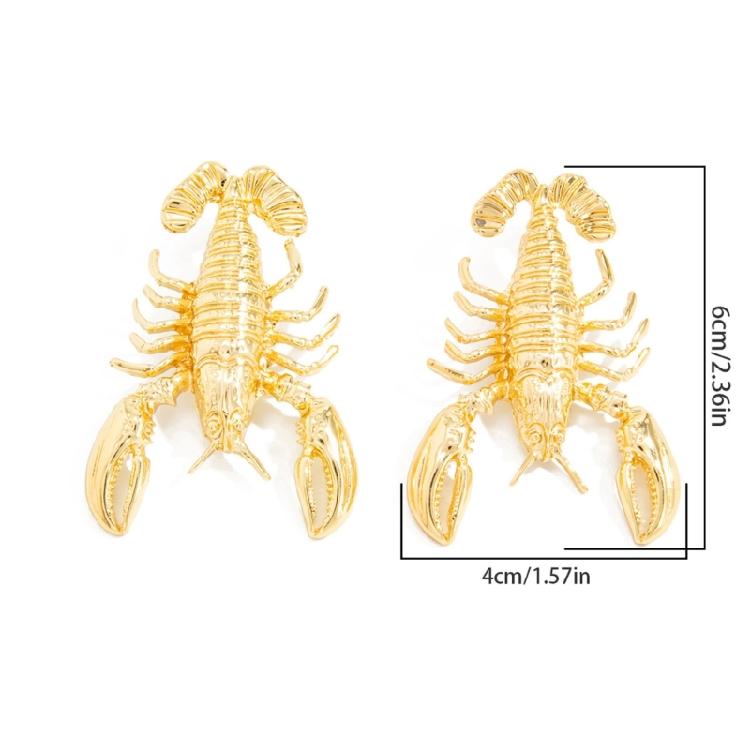 Fashionable Sea Style Earrings Crab/Lobster Ear Accessories For Girls Handmade Statement Jewelry