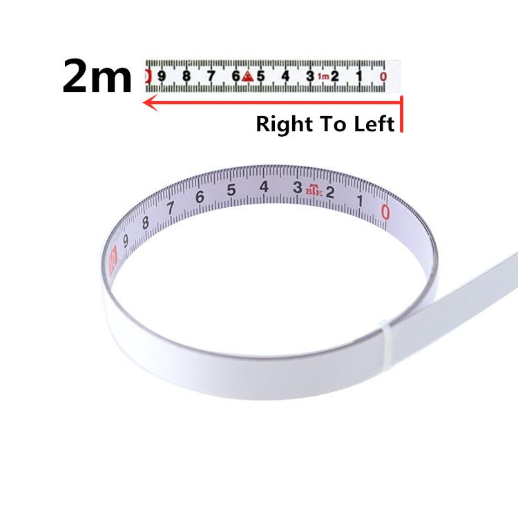 Self Adhesive Metric Measure Tape Vinyl Silver Ruler For Sewing Machine Sticker