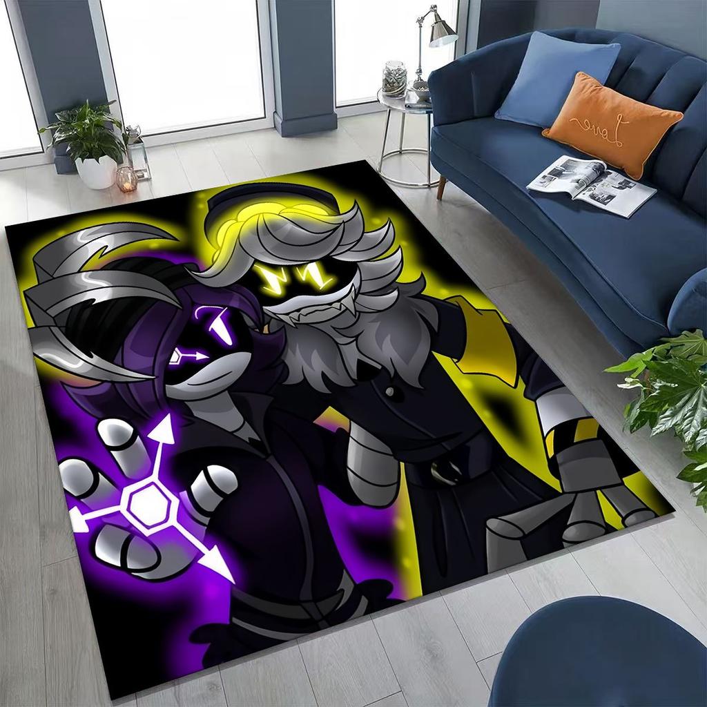Cartoon Murder Drones Uzi Robot Art Rug for Bedroom Living Room Sofa Home Doormat Decor,Large Kids Play Non-slip Floor Mat