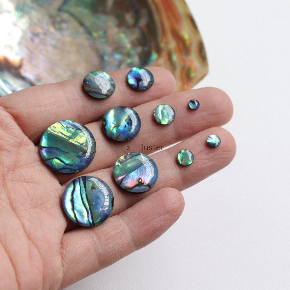 4-20mm Round Abalone Sticker Acrylic Board Patch for DIY Jewelry, Hairpin, and Headdress Accessories