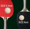 TAKASUE Ping Pong Balls Large Balls 44mm Large Table Tennis Balls Plain 44mm 50 [White Balls]
