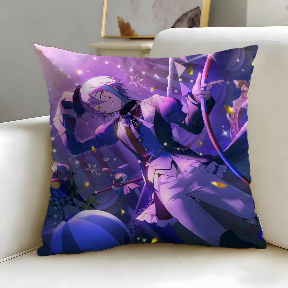 popular anime character Kamishiro Rui Cushion Cover Soft & Easy-Wash Pillow Case – Versatile for Couch, Bed, Travel and Office