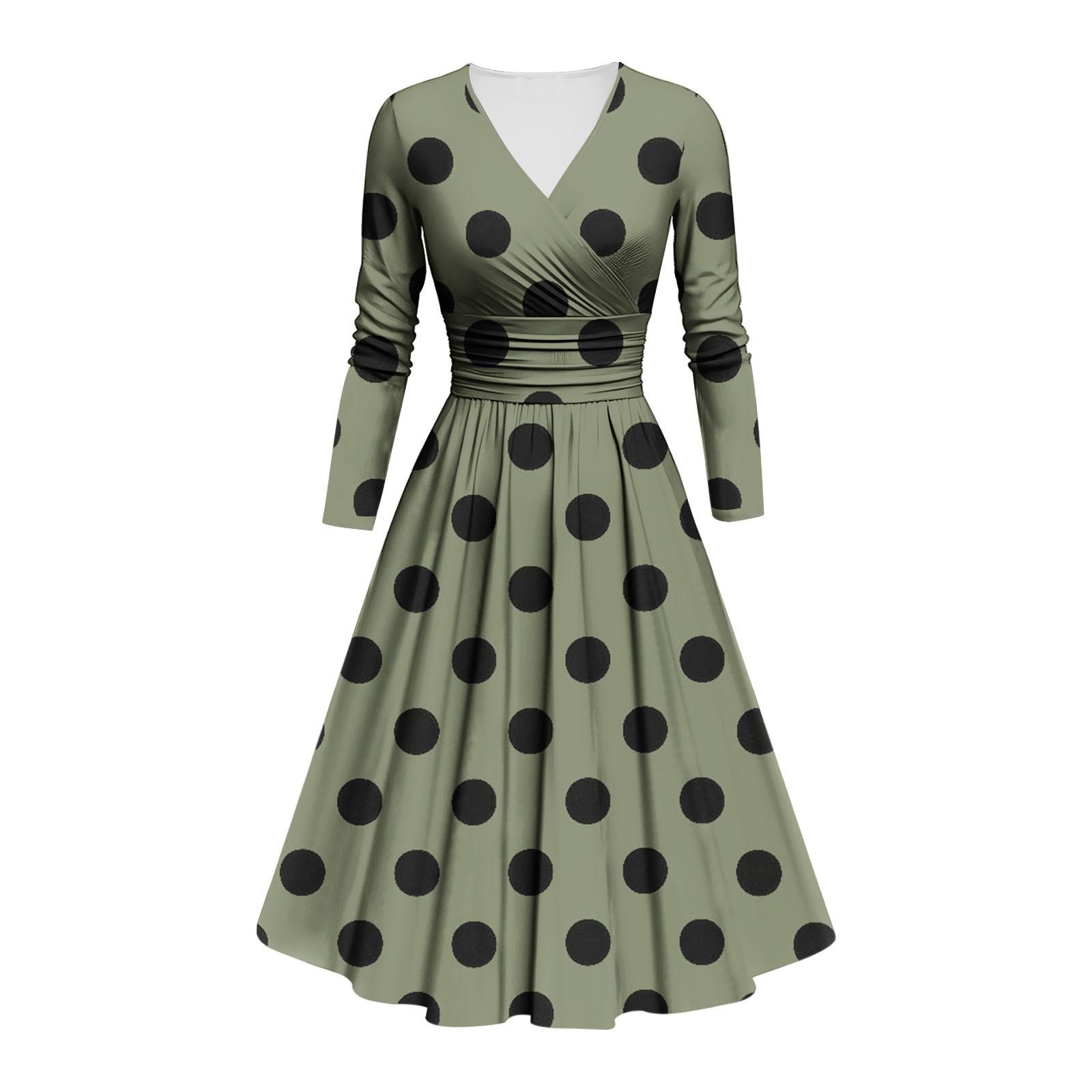 Женское модное облегающее платье с V-образным вырезом — фото 6