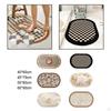 Bath Mat Rubber, Anti Slip Vintage Washable Area Rug, Decorative Carpet, Bathroom Rug for