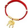 Gold Cat & Dog Collar with Ruyi Lock and Necklace Ornament - Adjustable Neck Warmer