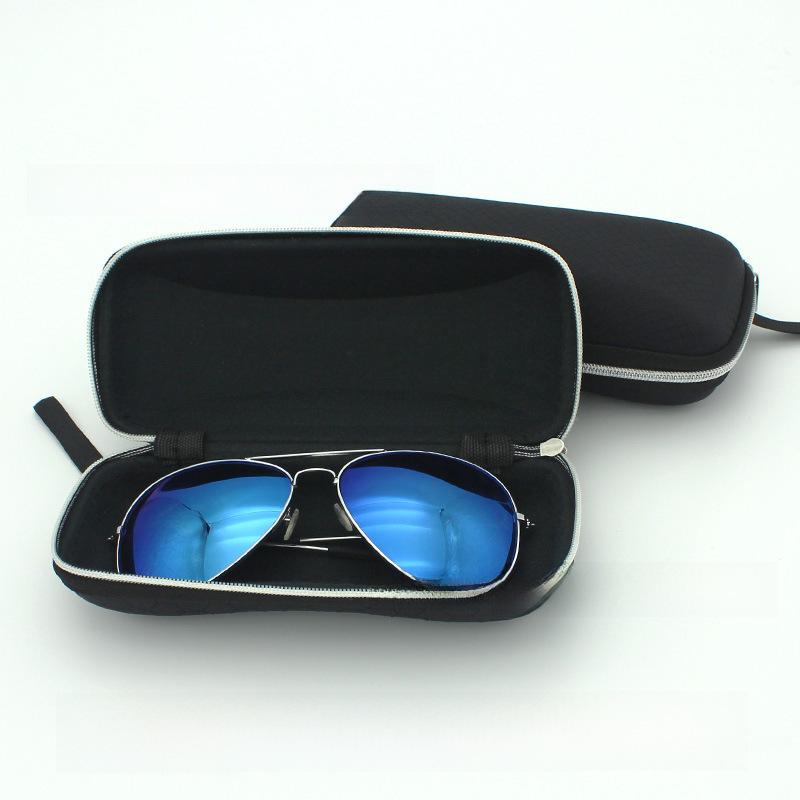 Velký měkký pouzdro na sluneční brýle z EVA se zipem a háčkem - Sportovní taška odolná proti tlaku