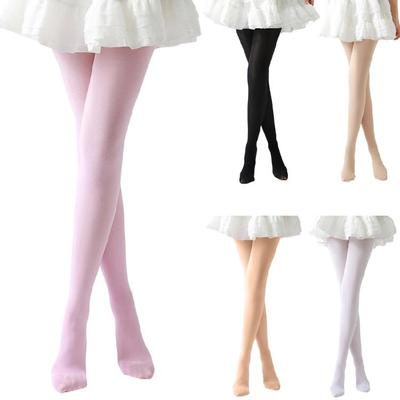 Collants de Danse Extensibles pour Femmes et Filles Confortables Leggings Colorés Pantalons Collants de Ballet Élastiques Pieds Bas Doux