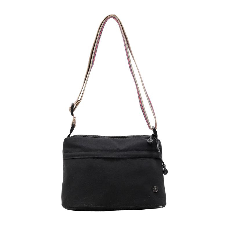 New Chinese Style Women's Shoulder Bag, Lightweight, Large Capacity, Trendy Multi-layer Crossbody Bag, Durable Nylon Cloth Bag