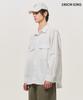 BLACK MOMENT Utility Two-Pocket Cotton Overshirt [White]