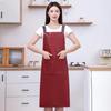 2025 New Style Waterproof Oil-proof PU Leather Kitchen & Catering Apron for Men and Women